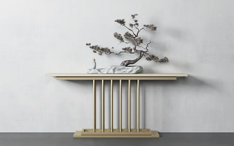 New Chinese-style End View Platform Entrance Platform 3d model