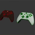 Modern Gamepad Wireless Gamepad Game Console Accessories Handle 3d model