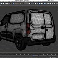 Car Van Commercial Vehicle Vehicle Vauxhall Super Realistic High Precision Film and Television Car 3d model