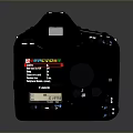 DSLR Camera Card Machine Digital Camera Digital Camera Photographic Equipment 3d model