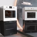 Intelligent Embedded Oven Steaming and Roasting Integrated Kitchen Appliances Steamer Oven 3d model
