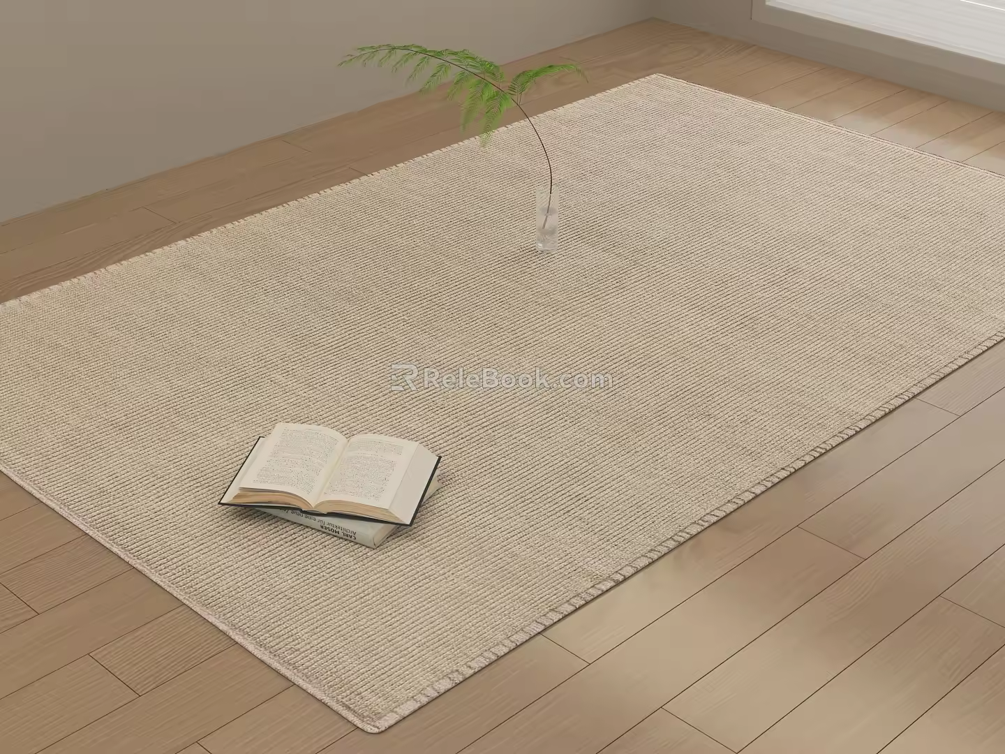 Rectangular carpet Modern carpet 3d model