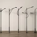 Modern Outdoor Lamps Showcasing Various Stylish Designs And Black Metal Frames