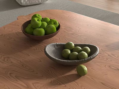 Fruit plate 3d model
