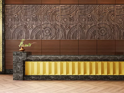 Bar 3d model