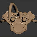 Modern Engine Turbine 3d model