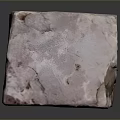 Natural Pink Stone Cube With Rough Textured Surface And Solid Structure For Decor