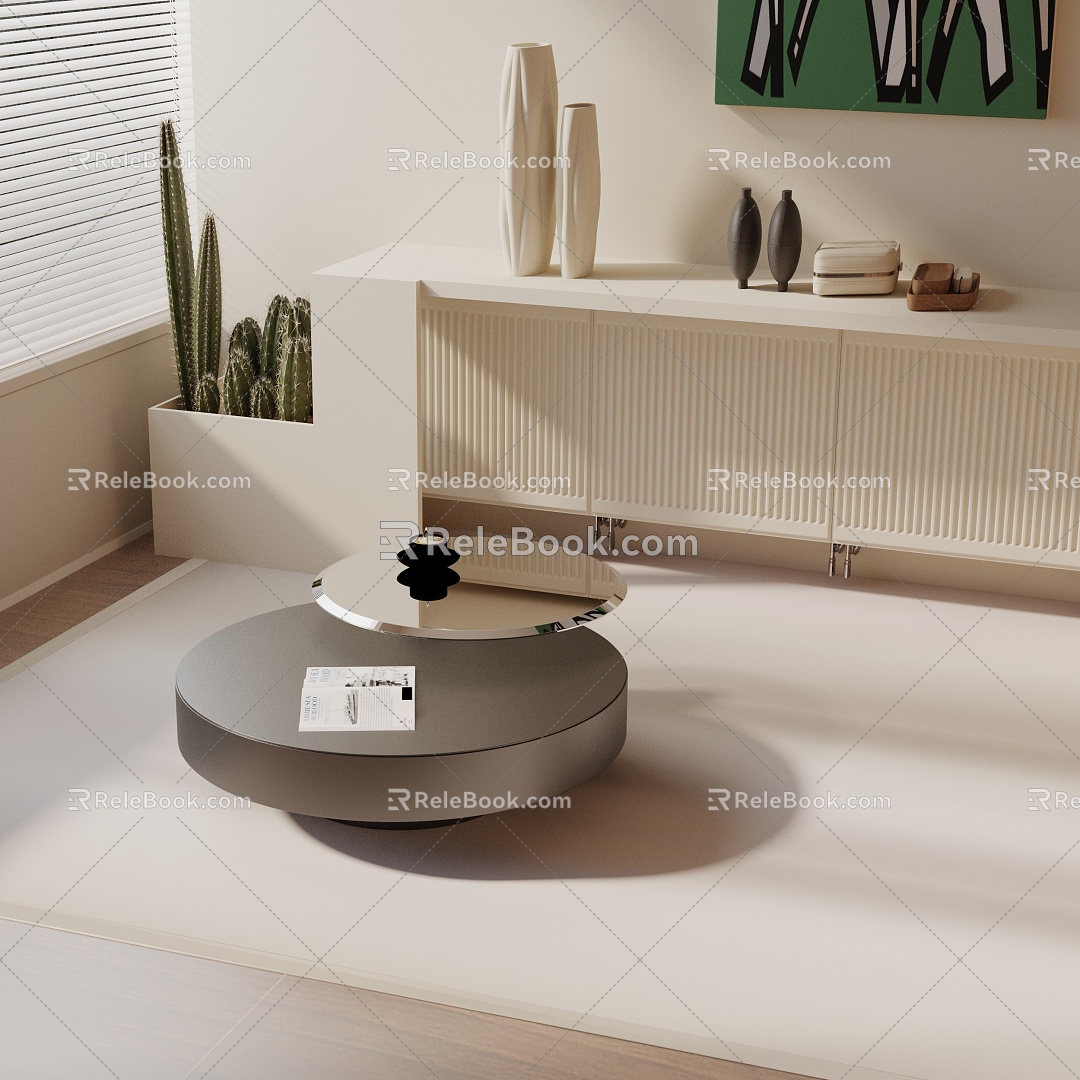 Modern coffee table 3d model