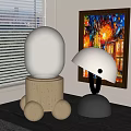 Modern table lamp 3d model