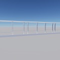 Modern Railing 3d model