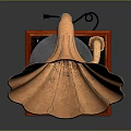 Vintage Gramophone With Brass Horn Wooden Base Vinyl Record And Decorative Details
