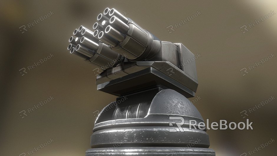 Future Gatling Turret model