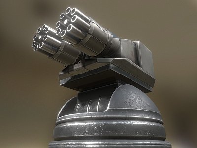 Future Gatling Turret model