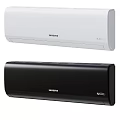 Samsung Air Conditioner Fan Sleek White and Black Contemporary Design for Home Use