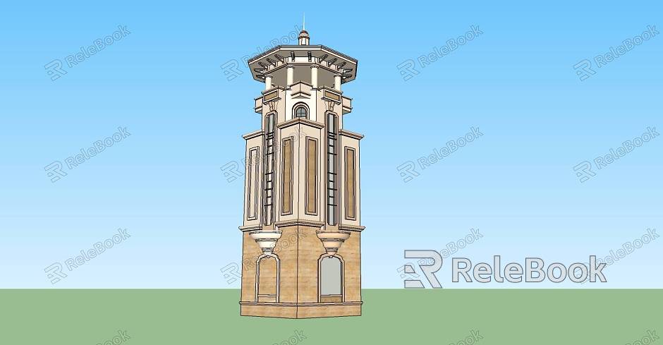 European-style tower model