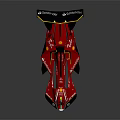 Red Scuderia Ferrari Racing Car With Shell Santander Logos And Aerodynamic Design