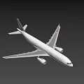 Modern White Passenger Airplane Flying With Twin Engines And Sleek Design