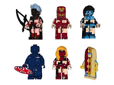 Modern ornaments jewelry ornaments 3d model Modern ornaments jewelry ornaments 3d model