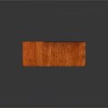Classic Brown Wooden Cabinet With Single Door And Sturdy Legs Wood Grain Design