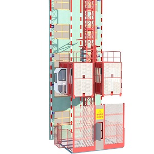 Construction elevator 3d model