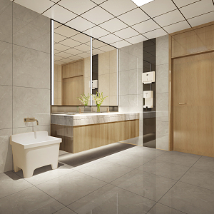 Modern toilet 3d model