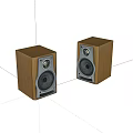 Classic Wooden Bookshelf Speakers With Vintage Design And High Audio Performance