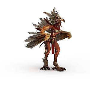 Hero invincible game character monster 3d model