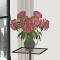 Vase Flower Art 3d model