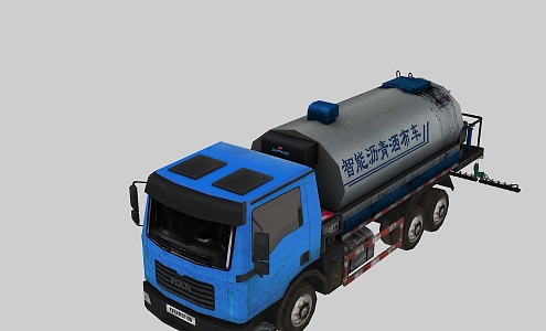 Asphalt Distributor Asphalt 3d model