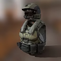 Tactical Military Clothing With Protective Vest Adjustable Straps And Gear Design