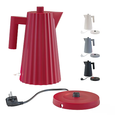 Stylish Electric Kettle With Multiple Color Options For Modern Kitchen Use 3d model