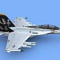 Fighter Super Hornet FA18ef Jet Fighter 3d model