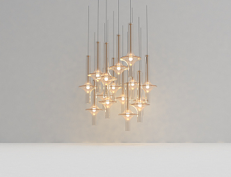 Modern chandelier fashion chandelier 3d model