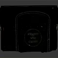Durable Black Leather Seiko Case With 250m Marking For Watch Storage 3d model