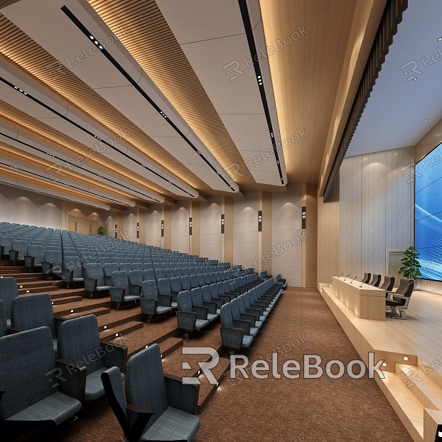 Modern Conference Hall Conference Room Lecture Hall model