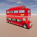 Modern Bus Carnival 3d model