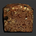 Whole Grain Bread With Various Seeds On Crusty Surface And Nutritious Look