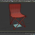 Green Folding Outdoor Chair With Metal Frame And FGZ Logo
