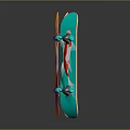 Three Colorful Skateboards in Orange Purple Turquoise with Creative Designs and Durable Wheels