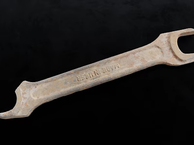Professional Heavy Duty Wrench Hardware Tool For Construction And Repair Tasks 3d model