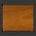Wooden Modern Bedside Table With Two Drawers And Slim Legs Design