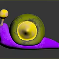 Snail Cartoon Snail Small Snail Reptile Cold Blooded Animal Reptile 3d model