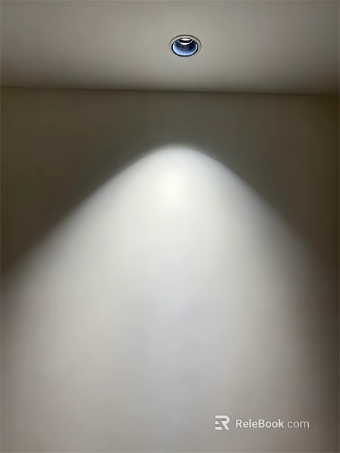 Modern Downlights And Spotlights Casting Soft Light On Wall For Indoor Lighting 3d model 