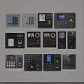 Public Facility Access Control Devices Including Card Readers Intercoms And Face Recognition Panels