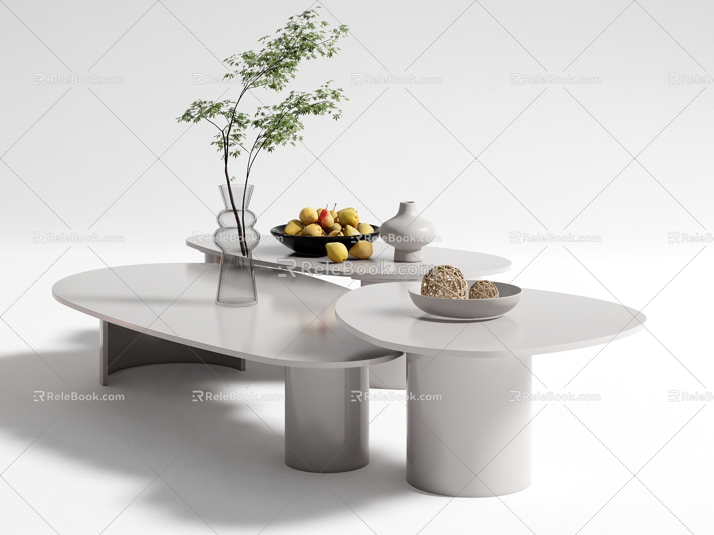 Quiet Wind Tea Table Ornaments 3d model