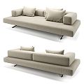 Modern Multi-Person Sofa Sofa Two-Person Sofa Casual Sofa Living Room Sofa Leather Sofa Corner Sofa 3d model