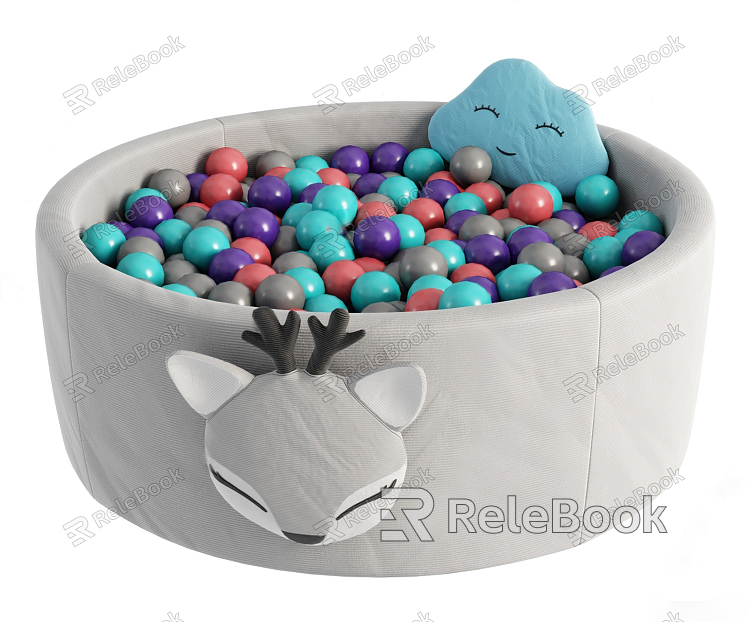 Modern Ball Pool Children's Ball Pool model