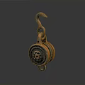 Heavy Duty Industrial Lifting Pulley With Steel Hook And Rotating Wheel Assembly