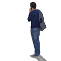modern man 3d model