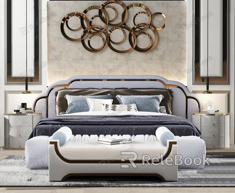 Background double bed model